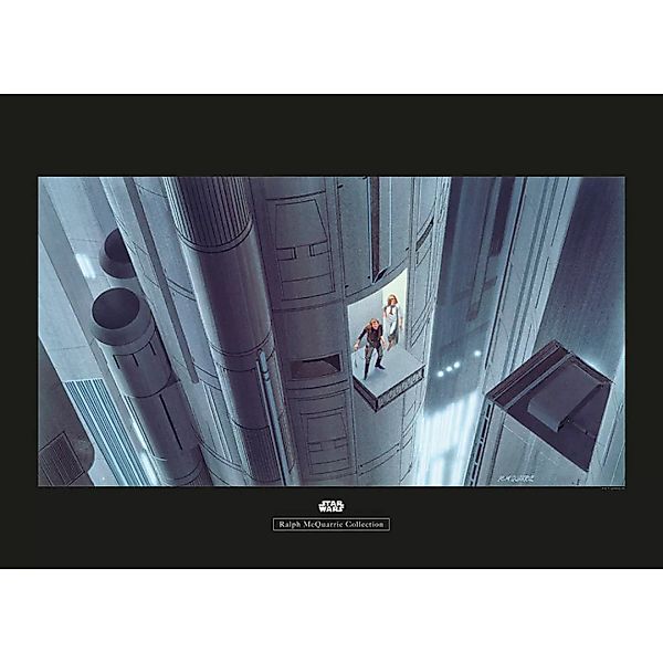 KOMAR Wandbild - Star Wars Classic RMQ Escape Plan - Größe: 70 x 50 cm mehr günstig online kaufen