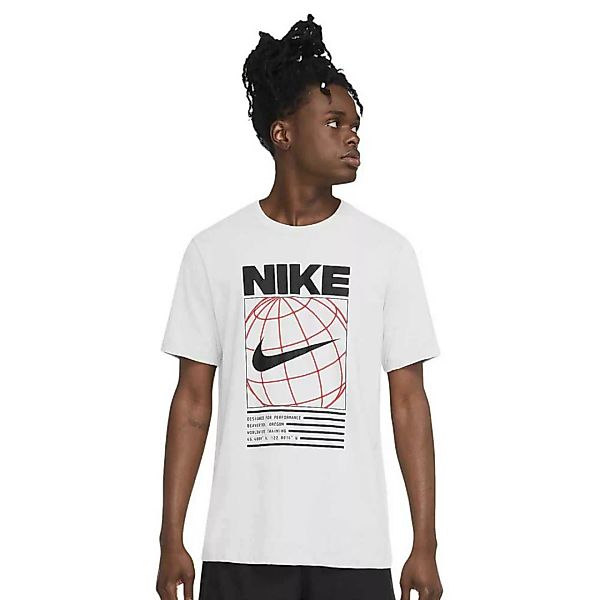 Nike Dri Fit Kurzarm T-shirt L White günstig online kaufen