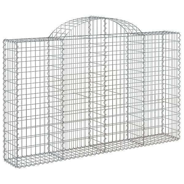 vidaXL Gabionen mit Hochbogen 20Stk 200x30x120/140cm Eisen 1666915 günstig online kaufen