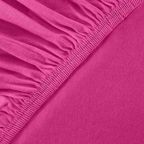 leevitex® Spannbettlaken Spannbettlaken Classic Jersey, Gummizug: günstig online kaufen