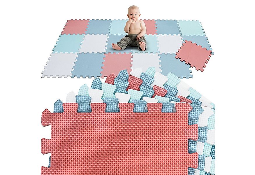 LittleTom Puzzlematte ab dem 1, Tag - 18 Teile Baby Spielmatte - 30 x 30 Ki günstig online kaufen