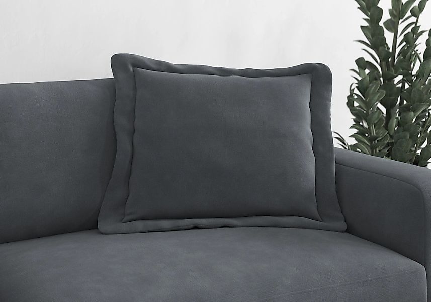 TRENDMANUFAKTUR Sofakissen "Bourbon", modernes Flatkissen 70x70 cm, in tren günstig online kaufen