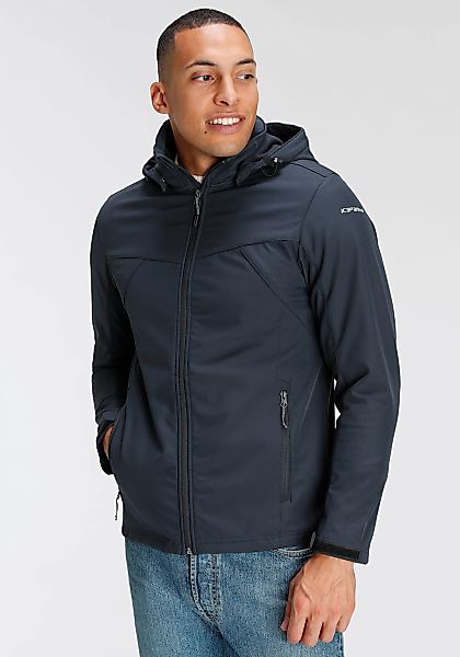 Icepeak Softshelljacke "ICEPEAK BRIMFIELD" 1 Stk. tlg. mit Kapuze günstig online kaufen