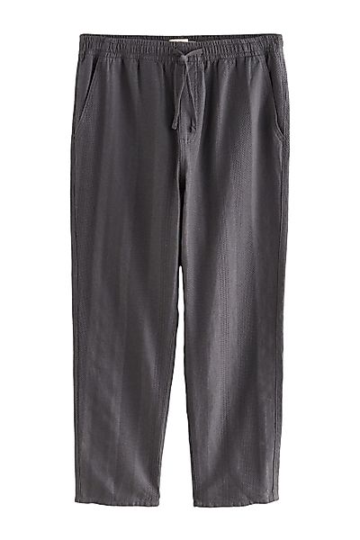 Next Leinenhose Gestreifte Hose aus Baumwolle günstig online kaufen