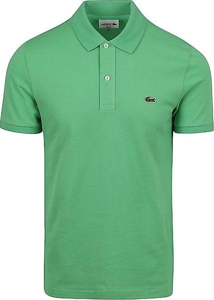 Lacoste Poloshirt Pique Mid Grun - Größe S günstig online kaufen