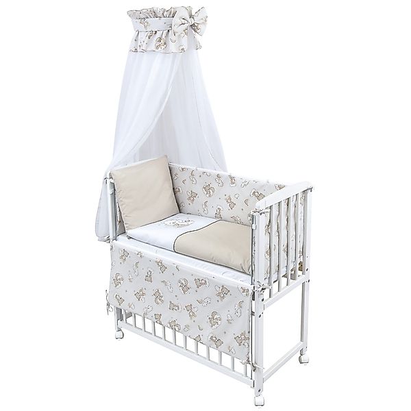 Baby-Delux Beistellbett Babybett Shiny Teddy, Stillbett günstig online kaufen