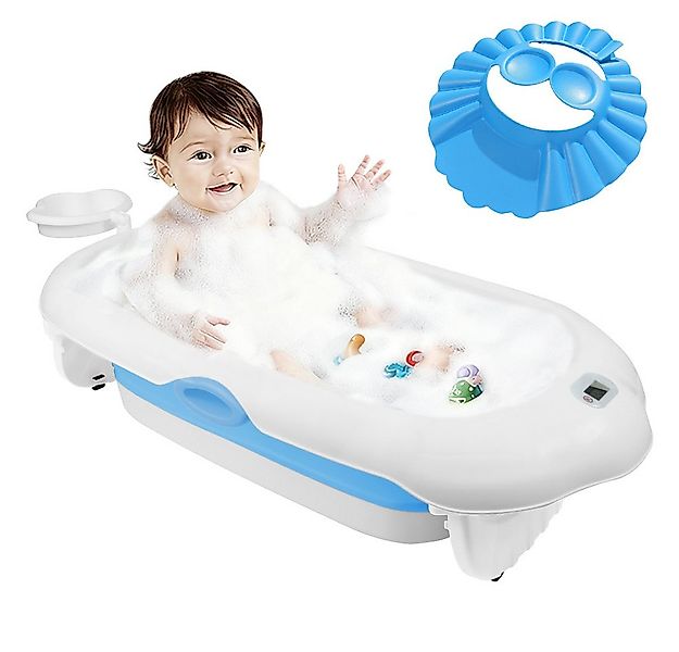 JEOBEST Babybadewanne Baby Badewanne mit Integriertem Thermometer und Badew günstig online kaufen
