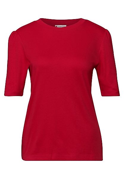 STREET ONE Langarmshirt LTD QR basic shirt w.puff slee günstig online kaufen