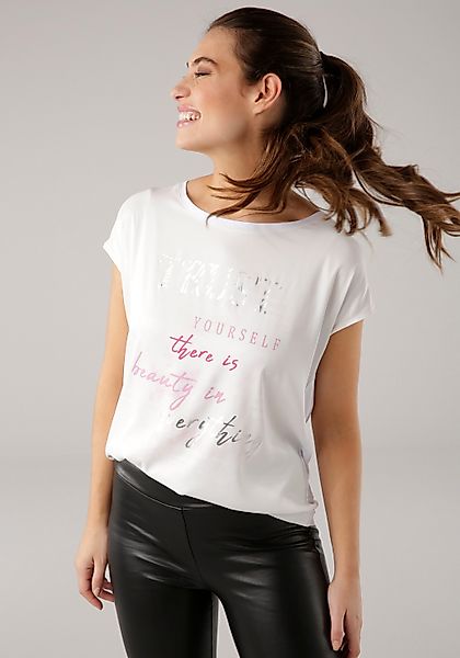 Laura Scott Shirtbluse aus Satin mit günstig online kaufen