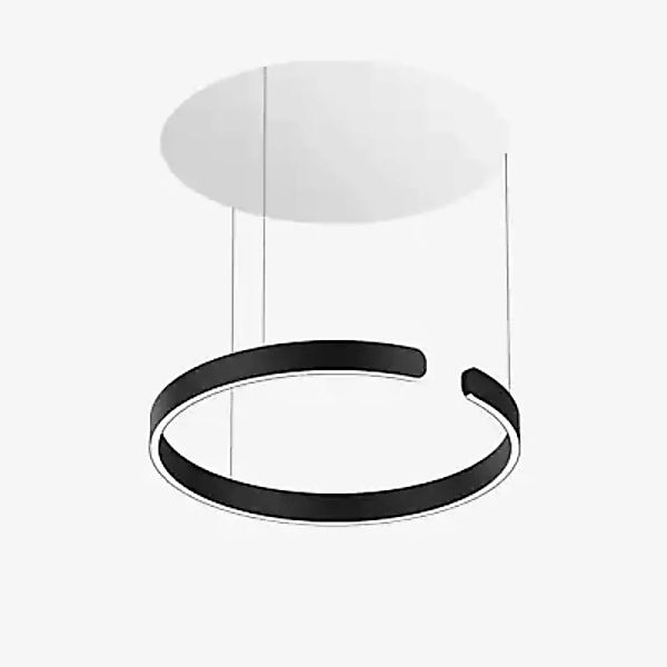 Occhio Mito Sospeso 60 Move Up Table Pendelleuchte LED, Kopf schwarz matt/B günstig online kaufen