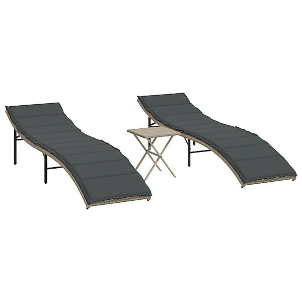 vidaXL Gartenliege Sonnenliegen 2 Stk. mit günstig online kaufen