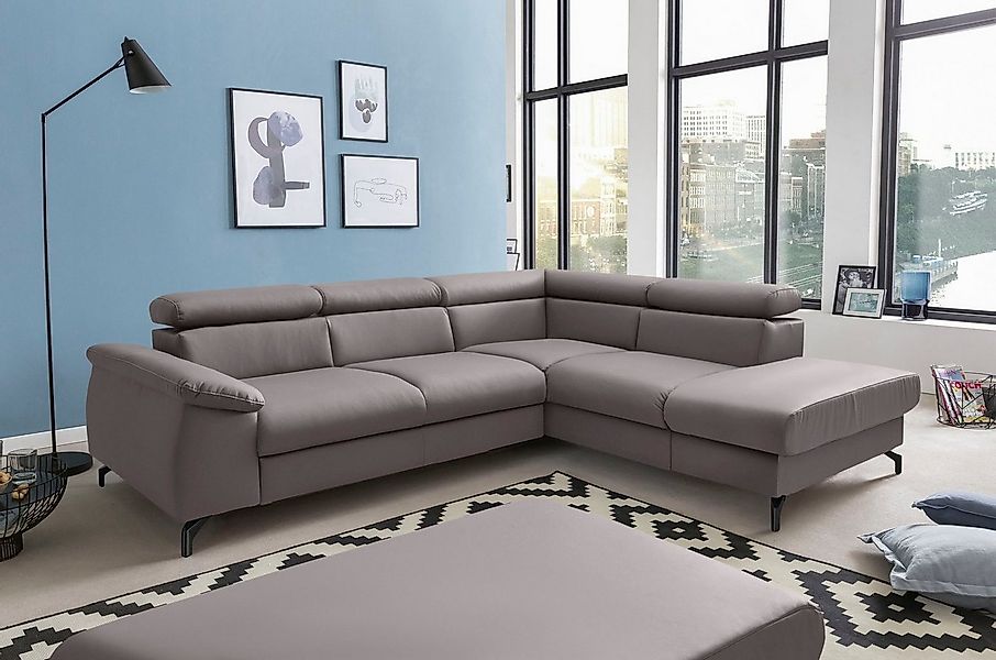 COTTA Polstergarnitur Komaris L-Form, (Set), Set bestehend aus: Ecksofa mit günstig online kaufen