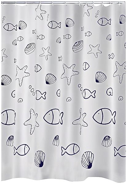 Ridder Duschvorhang Seashell Breite 180 cm günstig online kaufen