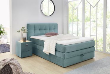 Jockenhöfer Gruppe Boxspringbett "Amy" mit Bettkasten und Kaltschaum-Topper günstig online kaufen