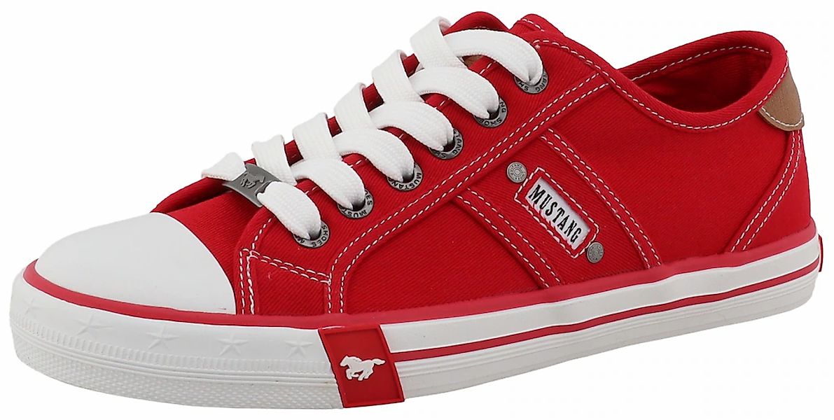 Mustang Shoes Sneaker "Winona" Freizeitschuh, Halbschuh, Schnürschuh mit se günstig online kaufen