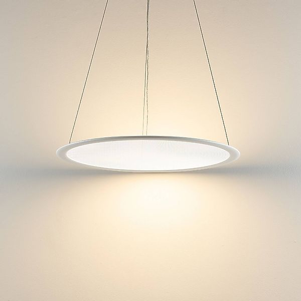 LED-Hängelampe PANEL, weiß, Ø 63 cm, Metall, CCT, dim, 50 W günstig online kaufen