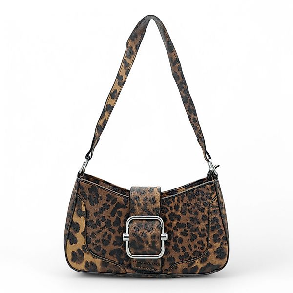 Eyecatcher Handtasche Glamouröse Schultertasche im Leoparden-Look günstig online kaufen