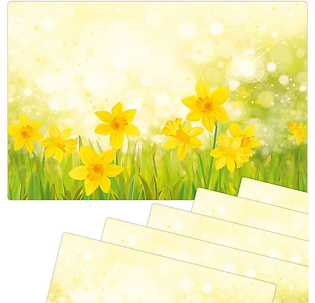 matches21 HOME & HOBBY Platzset Abwaschbare Tischsets 6er Set Ostern Frühli günstig online kaufen