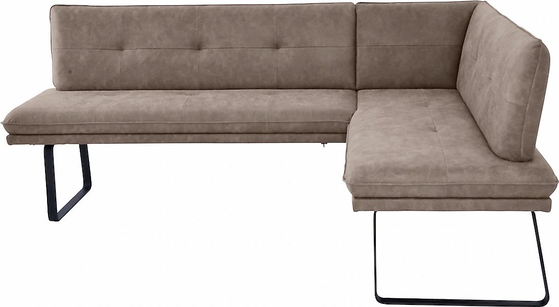 K+W Komfort & Wohnen Eckbank 1 Stk. tlg. Polstereckbank in Spitzkissenoptik günstig online kaufen