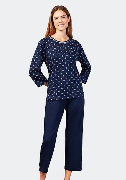 Hajo 5-Pocket-Hose Damen 7/8 Schlafanzug, Premium Cotton Tencel günstig online kaufen