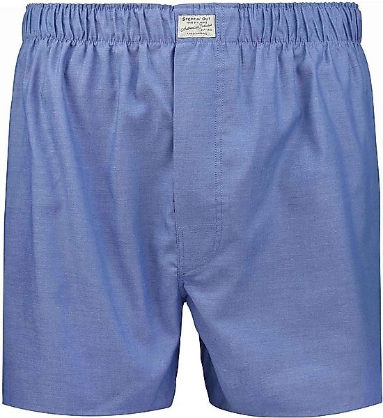 Steppin' Out Boxershort Oxford Blau - Größe S günstig online kaufen