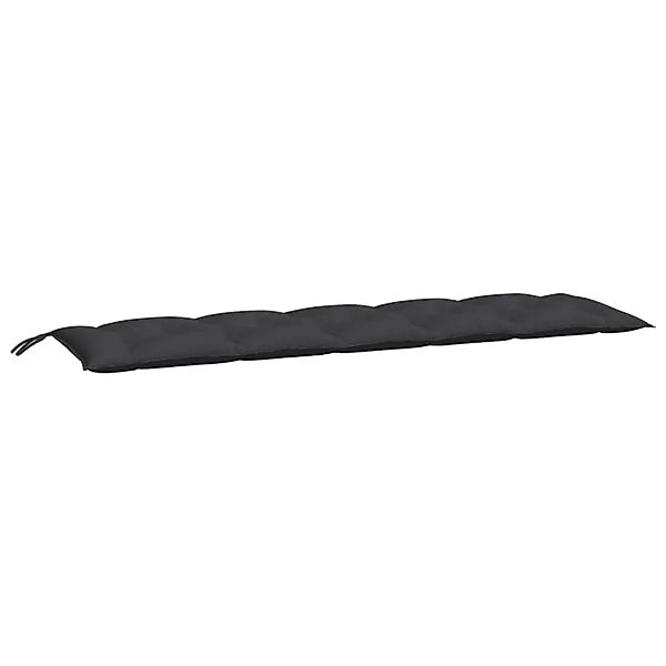 vidaXL Gartenbank-Auflagen 2 Stk Schwarz 180x50x7 cm Oxford-Gewebe 361723 günstig online kaufen