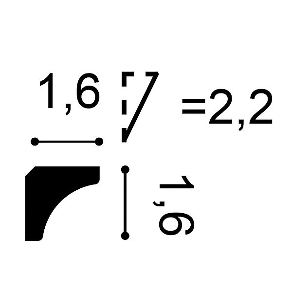 ORAC DECOR C250 LUXXUS Zierleisten 1 Karton Set 55 Stuckleisten 110 m Weiß günstig online kaufen