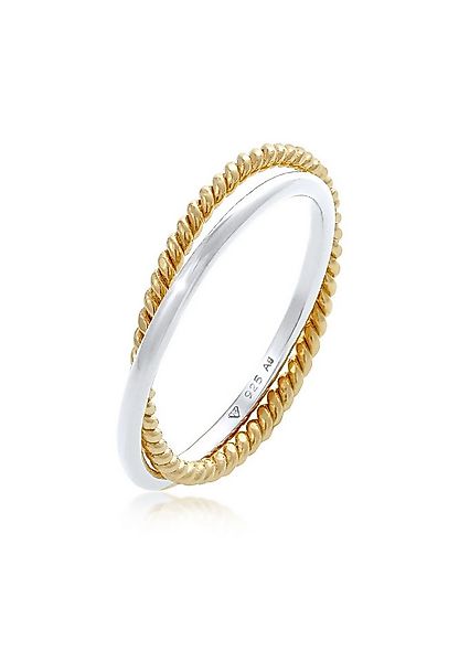 Elli Fingerring Wickelring Klassik Fein Gedreht Schmuck Geschenk 925 Silber günstig online kaufen