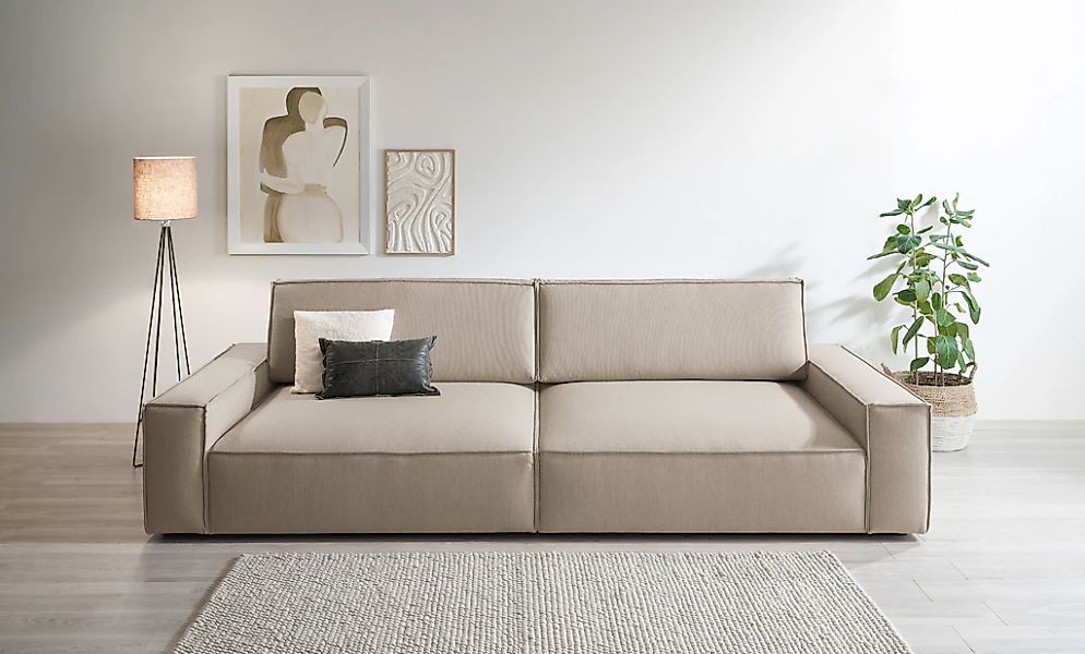 Home affaire Big-Sofa "NEU: SHERWOOD XXL, Big-Sofa (316cm), extra tiefe Sit günstig online kaufen