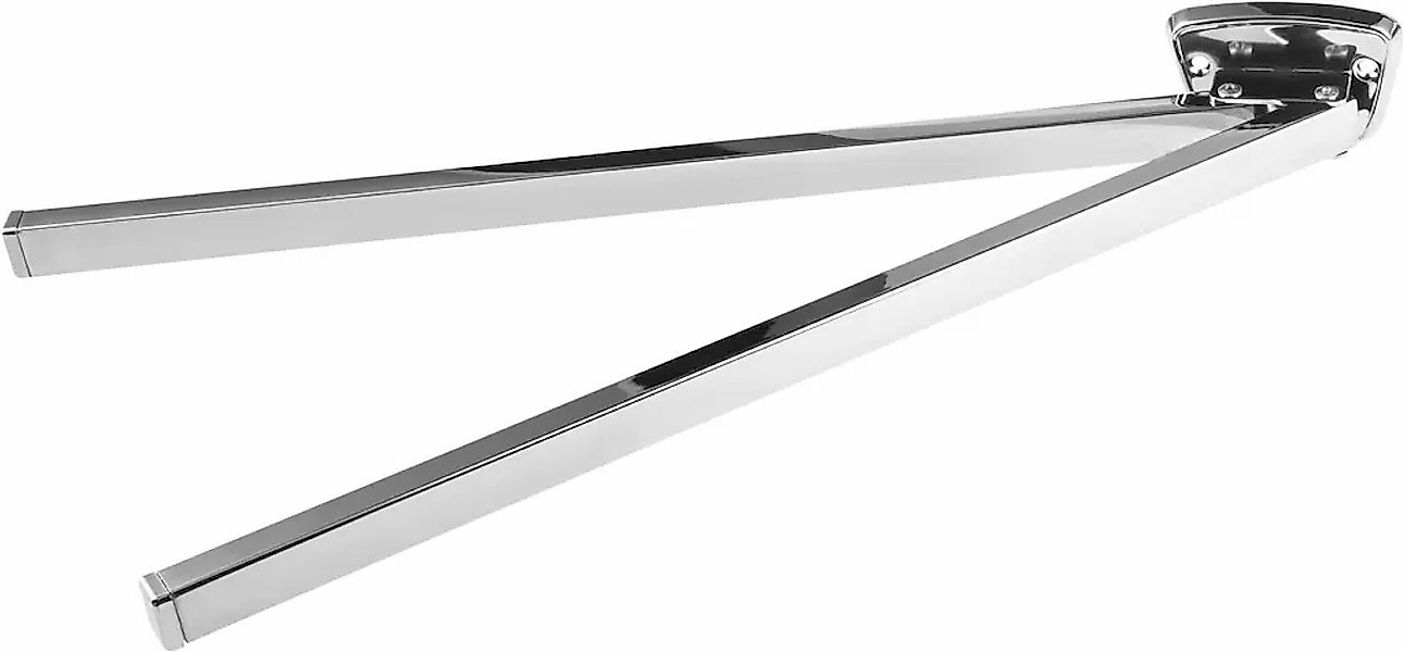 CORNAT Handtuchhalter "doppelt, 420 mm, eckig, Edelstahl, verchromt" günstig online kaufen