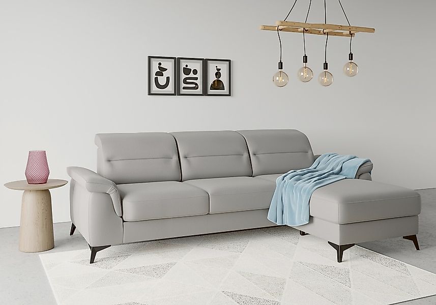 sit&more Ecksofa "Sinatra L-Form" mit Recamiere, optional mit Kopfteilverst günstig online kaufen
