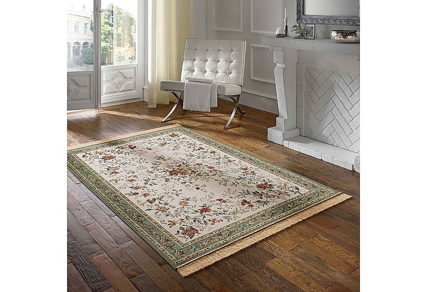 TaraCarpet Teppich Palazzo Royal Antique Roses Bordüre, rechteckig, Höhe: 6 günstig online kaufen