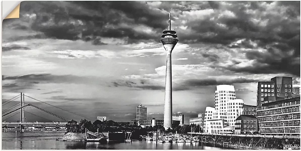 Artland Wandbild "Düsseldorf Collage Skyline 10", Deutschland, (1 St.), als günstig online kaufen