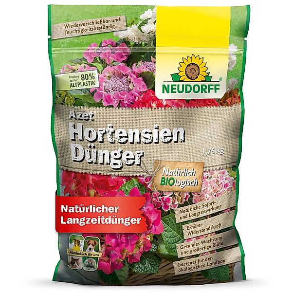 Neudorff Pflanzendünger Azet HortensienDünger 1,75 kg, Sofort- und 100 Tage günstig online kaufen
