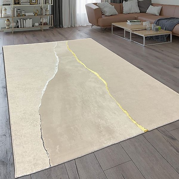 Carpetia Teppich Glamouröser Wohlfühlteppich mit glänzenden günstig online kaufen