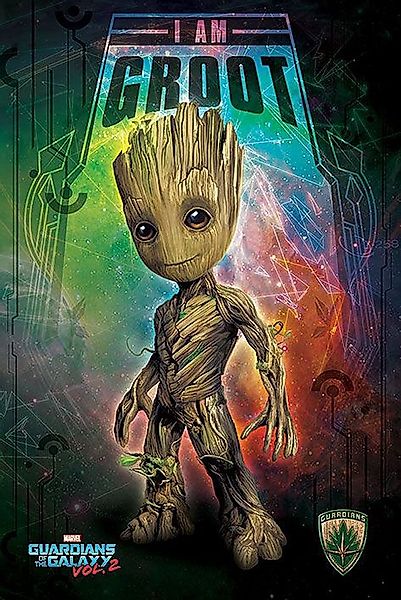 PYRAMID Poster Guardians of the Galaxy Vol. 2 Poster Kid Groot 61 x 91,5 cm günstig online kaufen