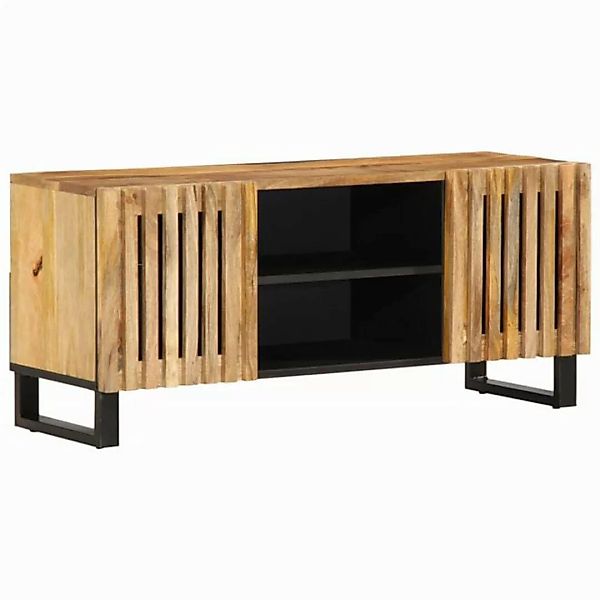 vidaXL TV-Schrank TV-Schrank 105x34x46 cm Raues Massives holz (1-St) günstig online kaufen