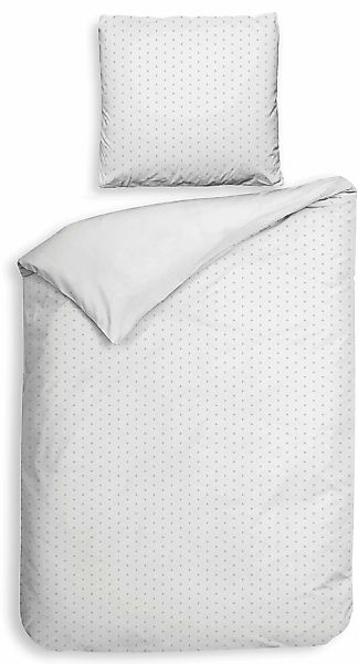 Heckett & Lane Bettwäsche "Punto" 2 Stk. gepunktet, 100% Baumwolle ab 135x2 günstig online kaufen