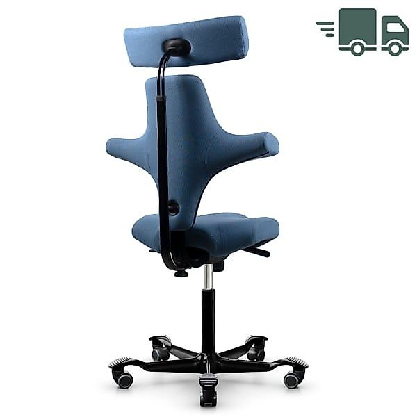 HAG CAPISCO 8107 | Stoff Cura blau | Gestell Schwarz | Nackenstütze günstig online kaufen