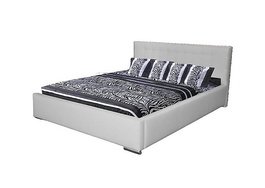 JVmoebel Bett Doppelbett Bett Polster Betten Kunst Leder Schlafzimmer Ehebe günstig online kaufen