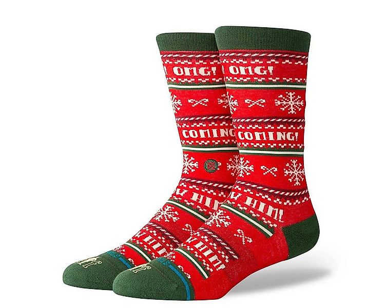 Stance Socken Tagessocke Crew I Know Him rot - 1 Paar günstig online kaufen