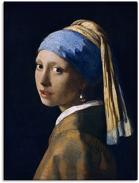 Artland Wandbild »Das Mädchen mit dem Perlenohrgehänge«, Frau, (1 St.), als günstig online kaufen