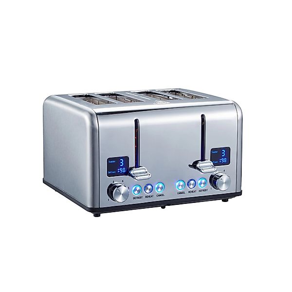 Steinborg SB-2080 Edelstahl Toaster 4 Scheiben 1630W günstig online kaufen