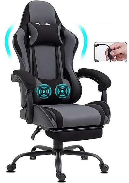 Delman Gaming-Stuhl Bürostuhl,Gaming Stuhl,Massagefunktion,Dicke Polsterung günstig online kaufen