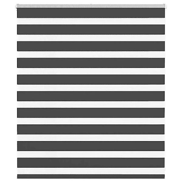 vidaXL Doppelrollo Schwarz 120x100 cm Stoffbreite 115,9 cm Polyester 401421 günstig online kaufen