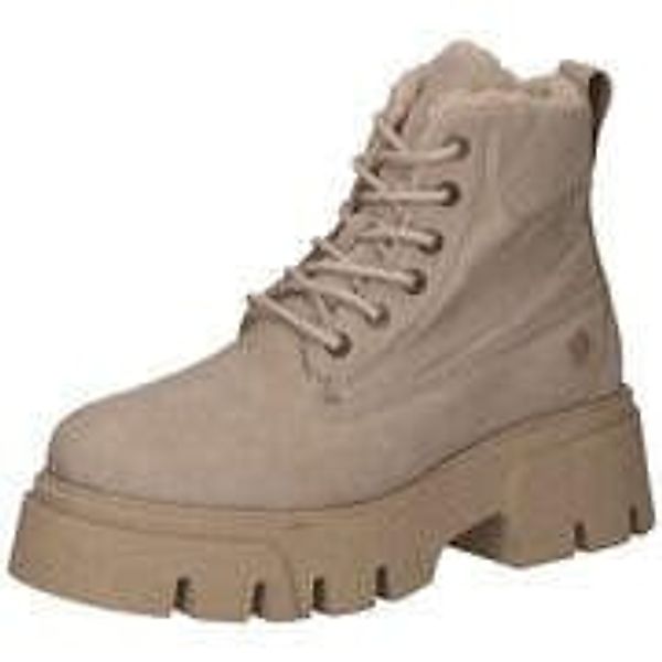 Apple of Eden Schnür Boots Damen beige günstig online kaufen