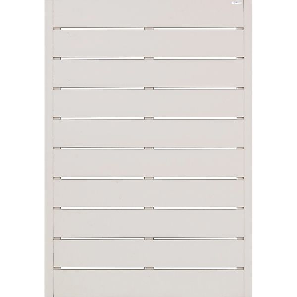 Sichtschutzzaunelement Faro Cream,ackiert 130 cm x 90 cm günstig online kaufen