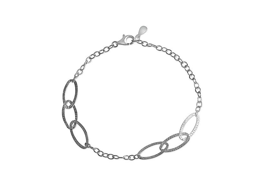 CELESTA Armband 925 Silber rhodiniert strukturiert günstig online kaufen