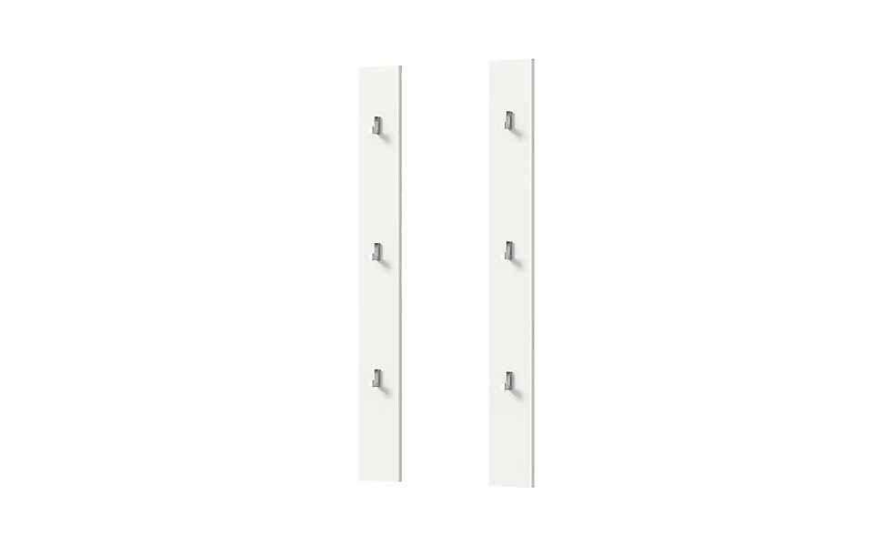 Paneel 2er-Set   ¦ weiß ¦ Holzwerkstoff ¦ Maße (cm): B: 13 H: 115 Garderobe günstig online kaufen