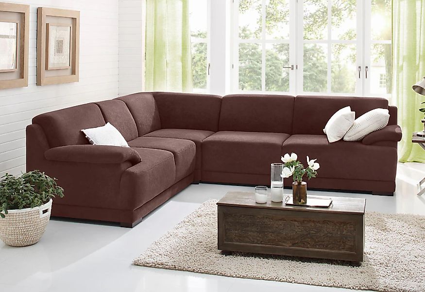 Home affaire Ecksofa "Telos mit Boxspring Unterfederung für hohen Komfort, günstig online kaufen